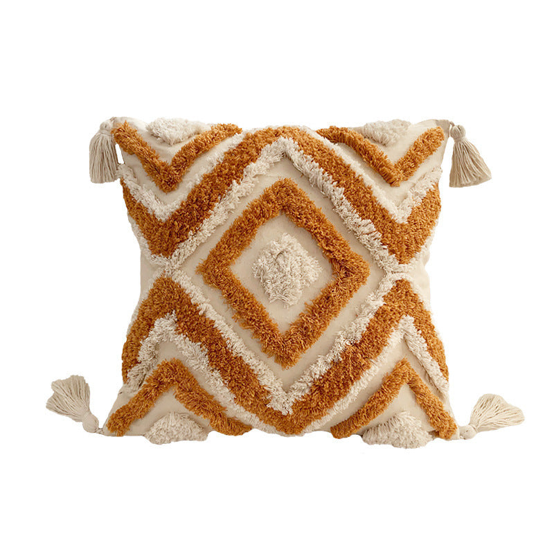 Thalassa – Geweven Kussenhoes in Bohemian Stijl