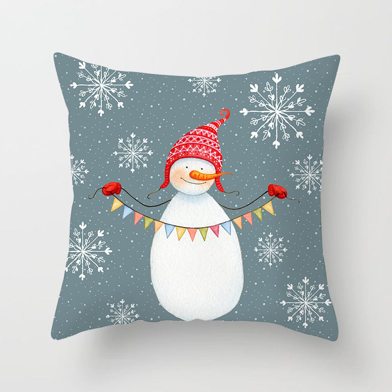 Cypress – Kerstmis Cartoon Kussenhoes voor Sofa en Kantoor