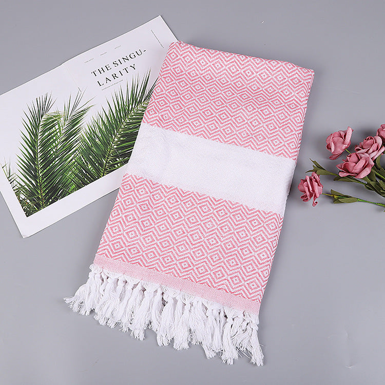 Aurelius – Handgemaakt Tassel Dekentje Turks Strandlaken