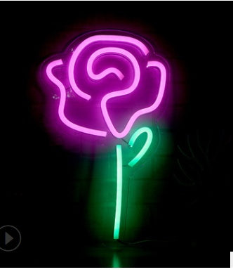 Aurelia – LED Neonlicht met Acryl Achterpaneel voor Kamerversiering