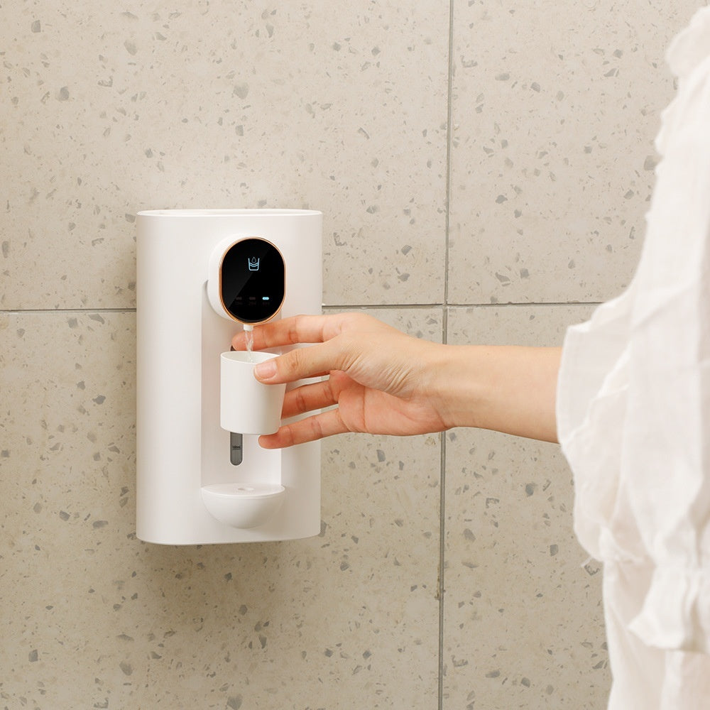 Ember – Automatische Mondspoeling Dispenser zonder Boren, Makkelijk te Vullen, Verstelbare Wandmontage