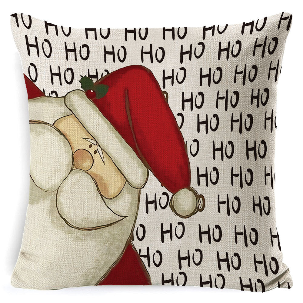 Anneliese – Kerst Kussenhoes van Linnen, Super Zacht en Korte Pluche