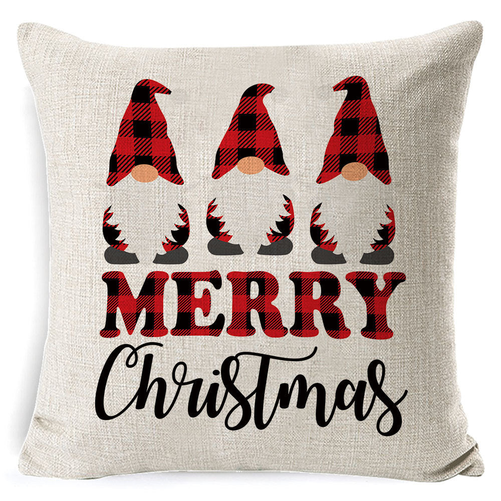 Anneliese – Kerst Kussenhoes van Linnen, Super Zacht en Korte Pluche