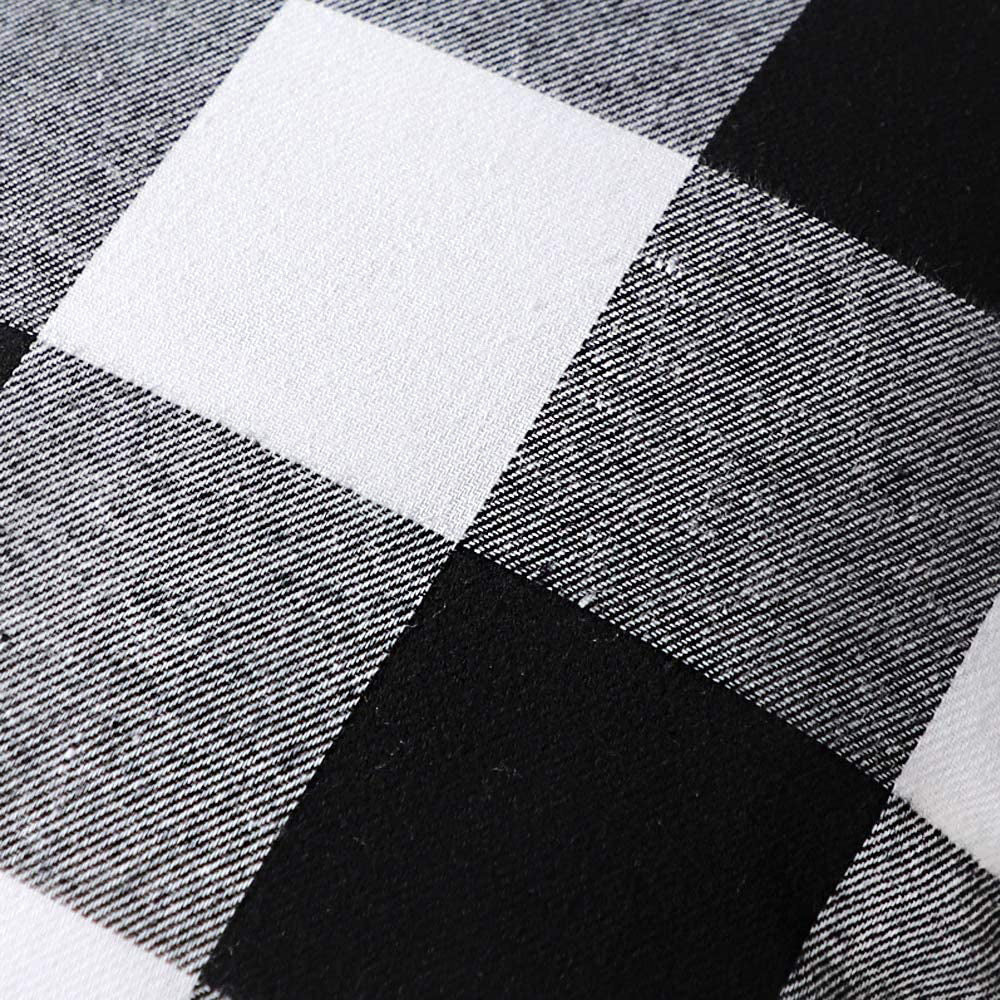 Maximilian – Geweven Polyester Katoenen Plaid Kussenhoes met Kussenkern