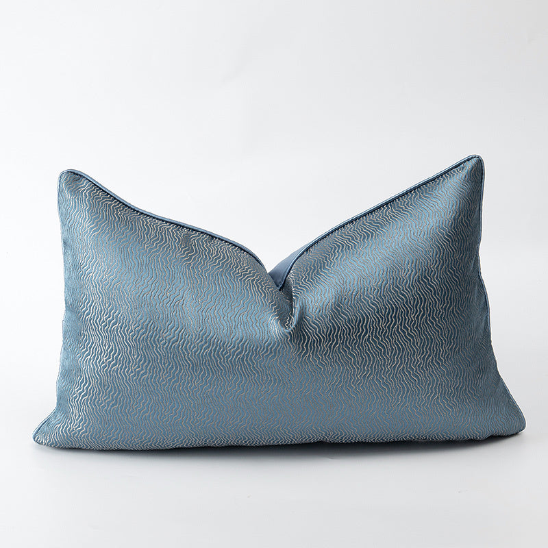 Haven – Blauw en Witte Patchwork Kussens voor de Woonkamer Sofa