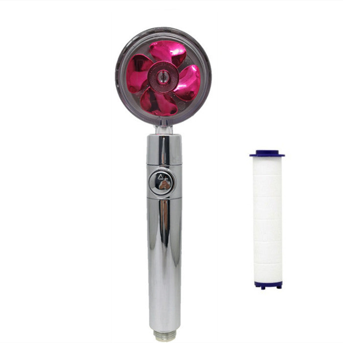 Maximilian – Turbocharged Handdouchekop met Stopknop en Katoenen Filter