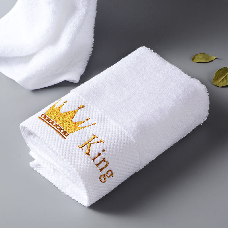 Serenity – Dikke Grote Katoenen Badhanddoek voor Volwassenen in Hotelstijl