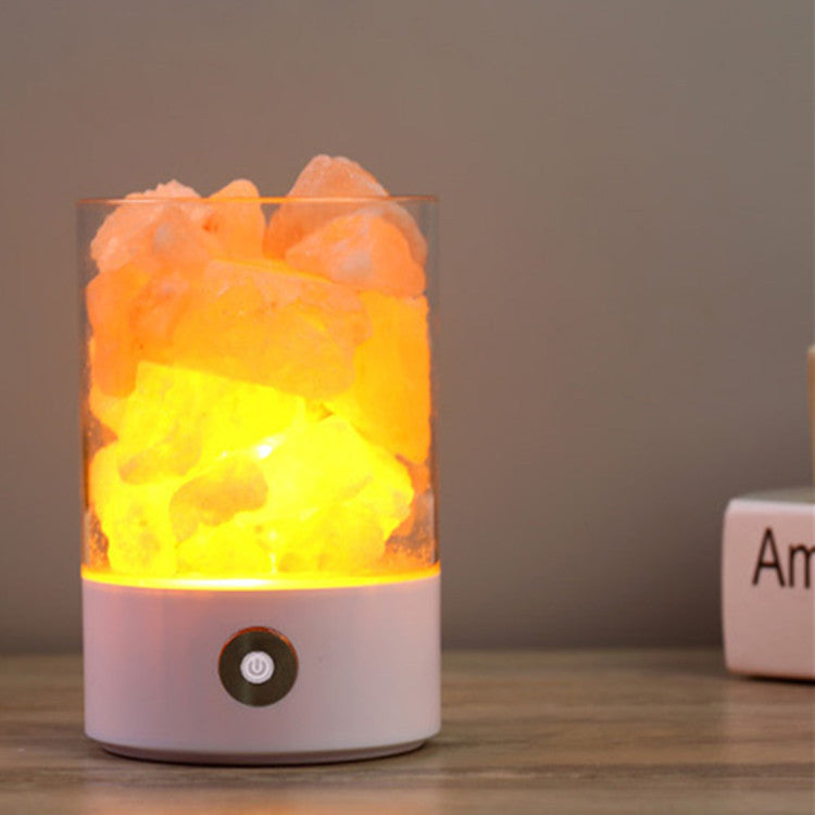 Leontine – USB Kristallicht Himalaya Zout LED Lamp