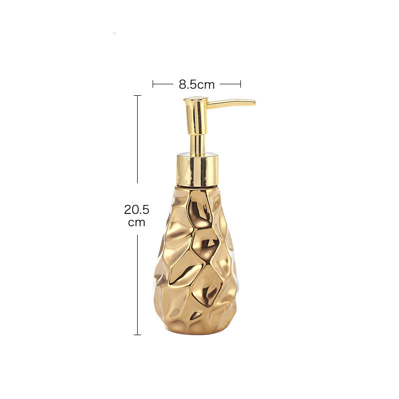 Marisol – Gouden Keramische Badkamer Toilet Set