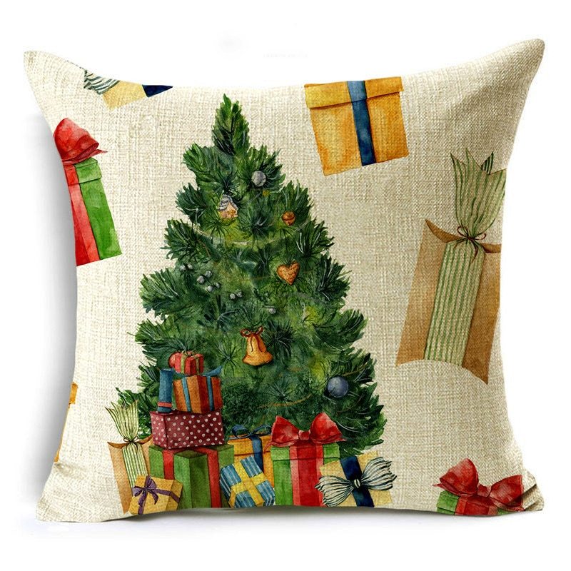 Ambrose – Linnen Kerst Kussenhoes