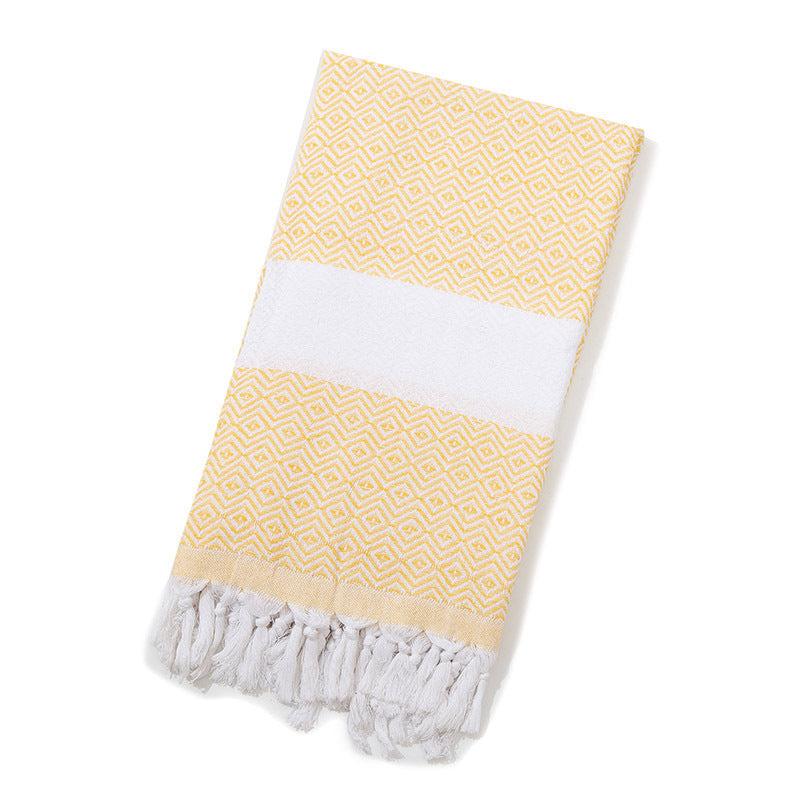 Aurelius – Handgemaakt Tassel Dekentje Turks Strandlaken