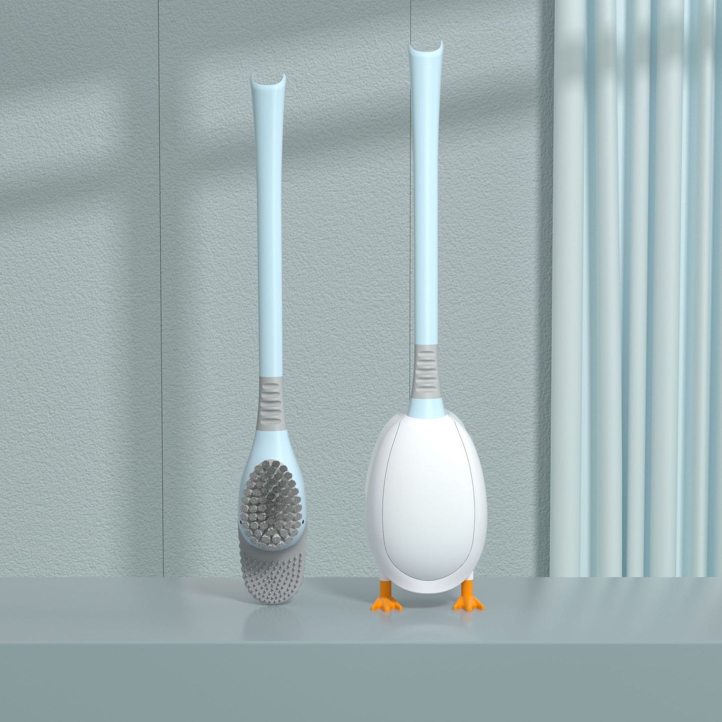 Haven – Toilettborstel met Lange Handgreep en Zachte Haren