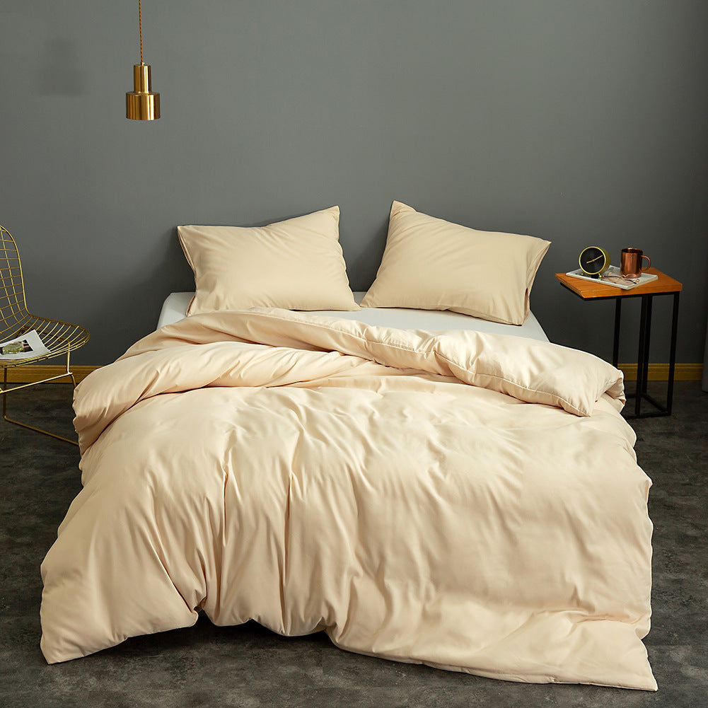 Elysia – Luxe Effen Kleur Dekbedovertrek van 100% Polyester
