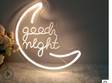Aurelia – LED Neonlicht met Acryl Achterpaneel voor Kamerversiering