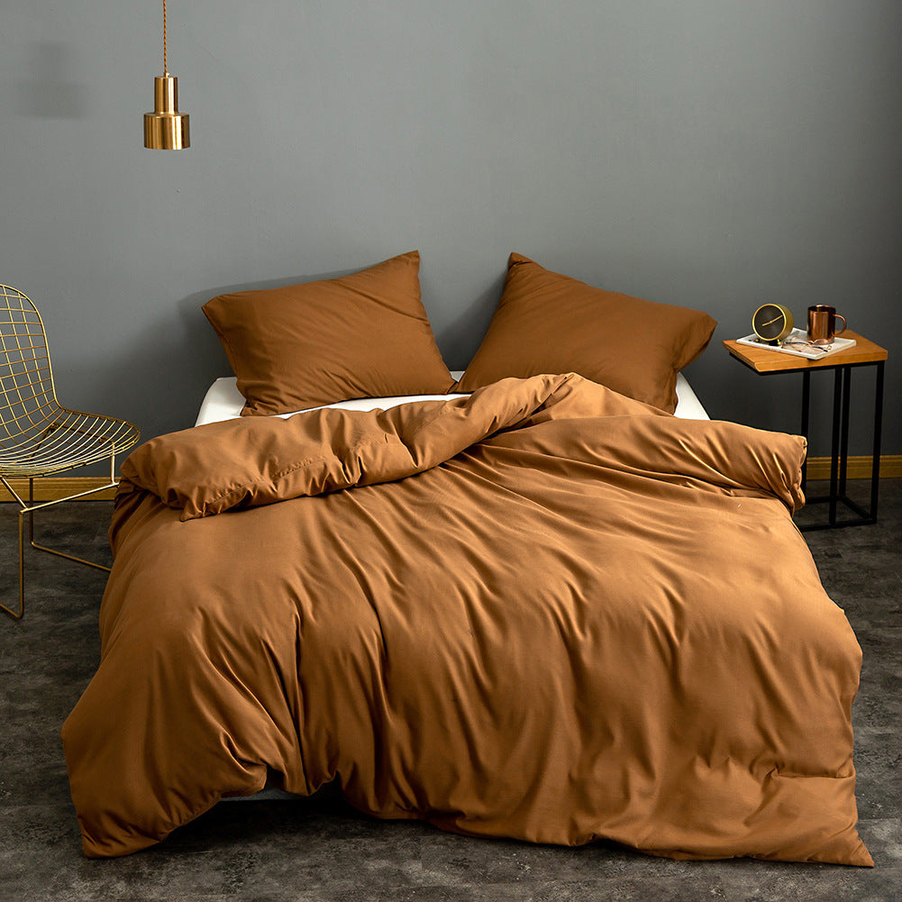 Elysia – Luxe Effen Kleur Dekbedovertrek van 100% Polyester