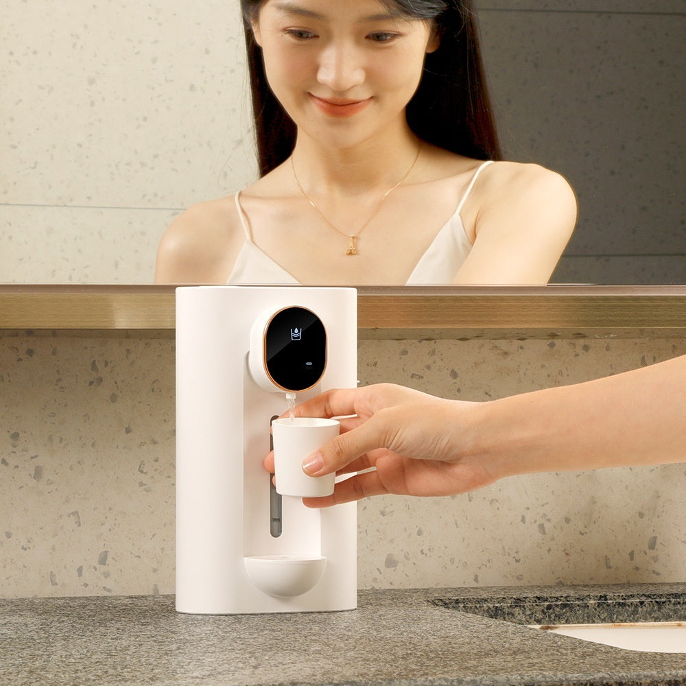 Ember – Automatische Mondspoeling Dispenser zonder Boren, Makkelijk te Vullen, Verstelbare Wandmontage