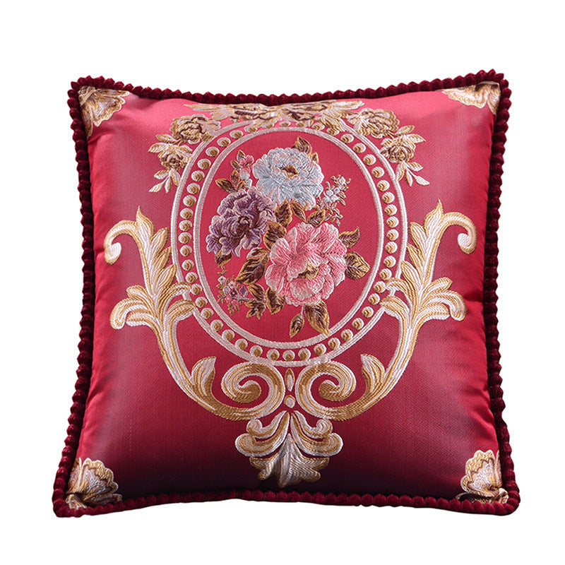 Ambrose – Europese Stijl Kussen met Bloemenpatroon