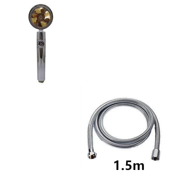 Maximilian – Turbocharged Handdouchekop met Stopknop en Katoenen Filter