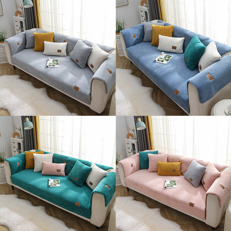 Isla – Luxe Pluche Sofa Hoes Voor Woonkamer, Antislip en Zacht