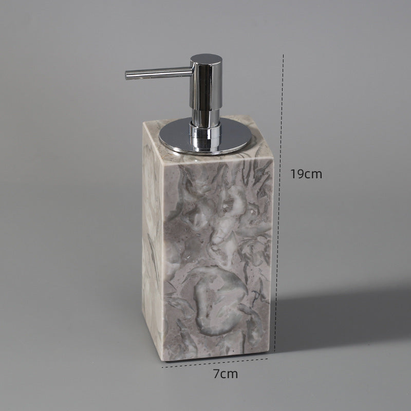 Lyra – Marmeren Badkamer Set voor Hotel en Thuisdecoratie