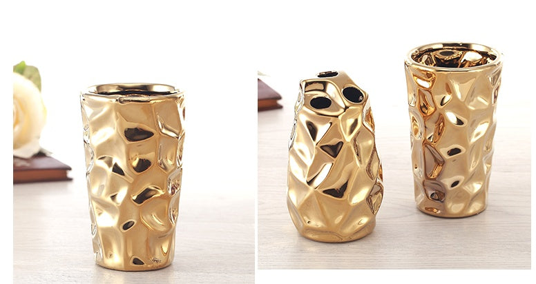 Marisol – Gouden Keramische Badkamer Toilet Set