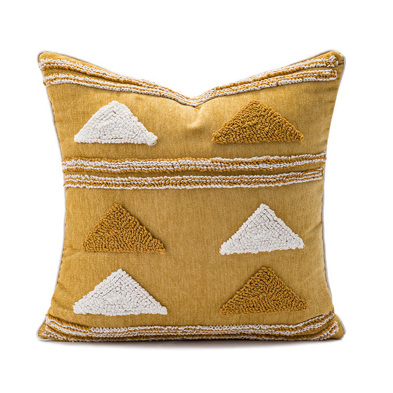 Eleonora – Geometrisch Tufted Lussensloop Kussen voor de Woonkamer en Bed