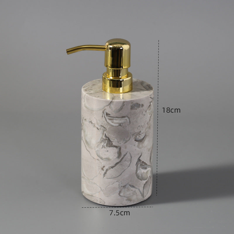 Lyra – Marmeren Badkamer Set voor Hotel en Thuisdecoratie