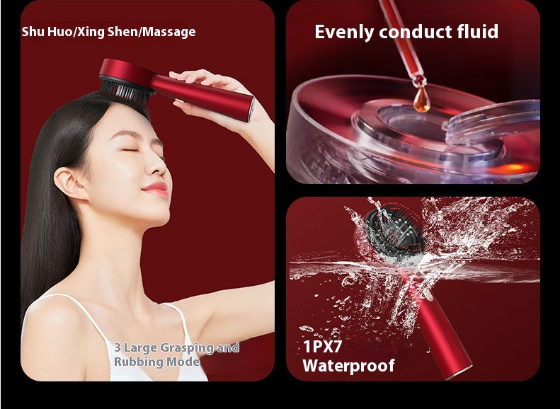 Evander – Elektrische Massagekam voor de Hoofdhuid met Rood Licht en Antislip Functie
