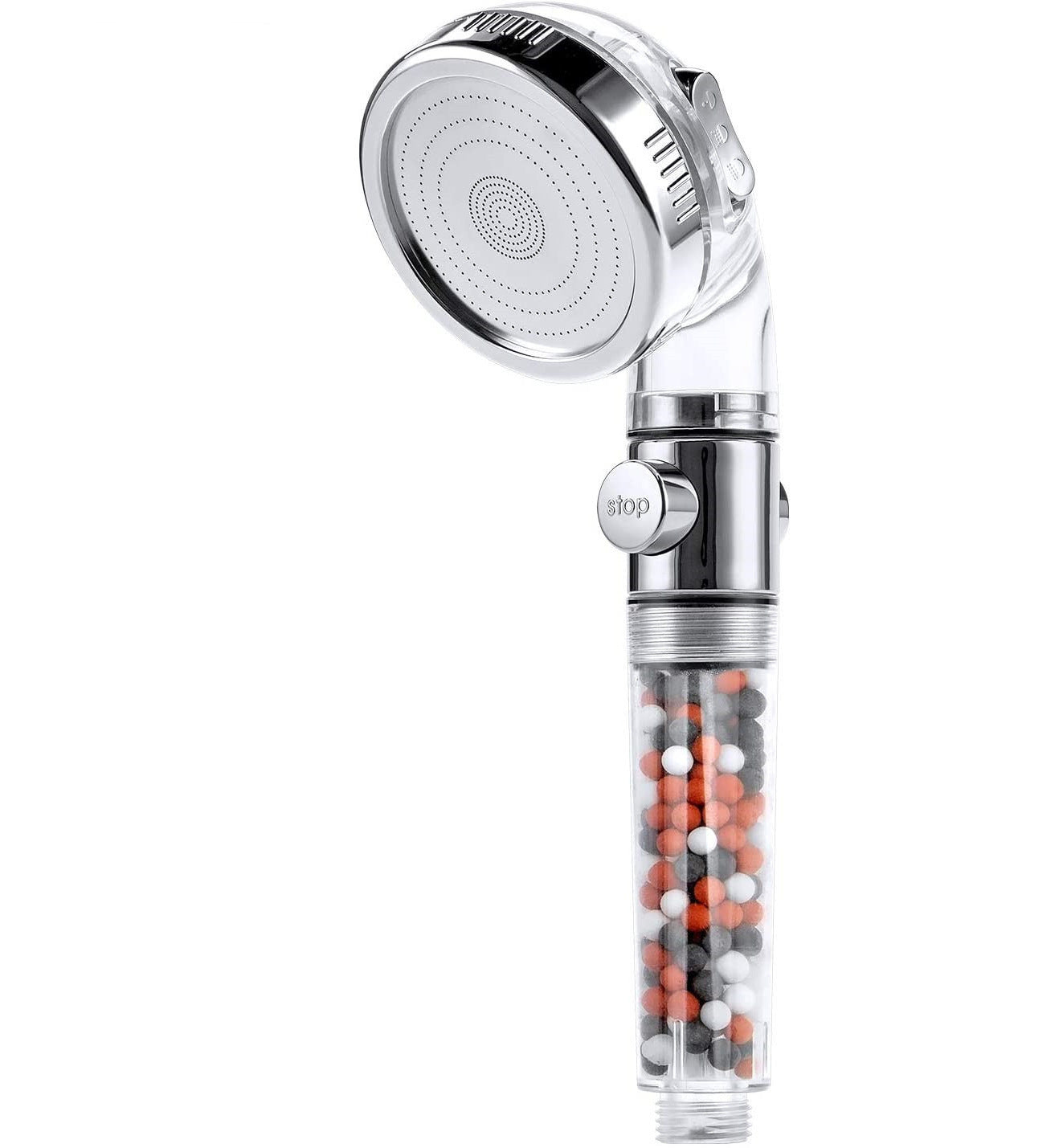 Thalassa – Drie-snelheids Transparante Druk negatieve Ion Handdouche Filter Water Zuiverende Douchemondstuk