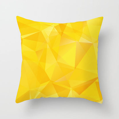 Haven – Geometrisch Abstract Geel Zwart Kussenhoes voor Sofa