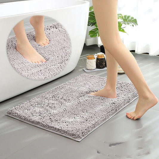 Ember – Absorberend Chenille Tapijt voor de Deur in de Slaapkamer en Badkamer
