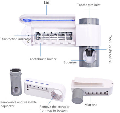 Rosalind – Automatische Tandborstelhouder met UV-desinfectie