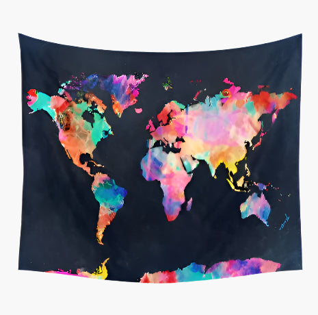 Dune – Wereldkaart Wanddecoratie in Nordic Stijl