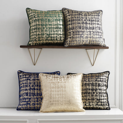 Genevieve – Velvet Kussenhoes met Gouden Accenten