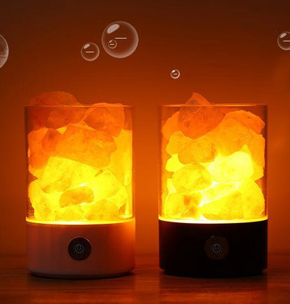 Leontine – USB Kristallicht Himalaya Zout LED Lamp