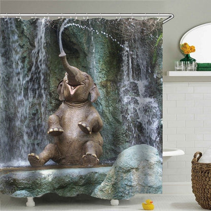Lavinia – Waterdichte en Schimmelbestendige Polyester Douchegordijn Dierenserie