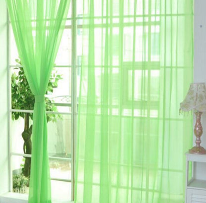 Elowen – Eenvoudige Tulle Gordijnen voor de Woonkamer Transparante Tulle Gordijnen voor de Slaapkamer