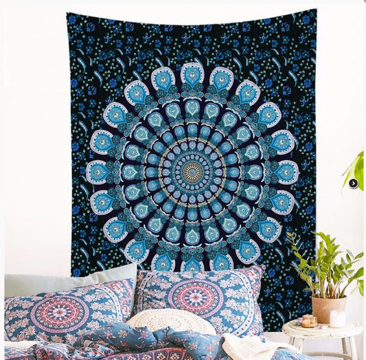 Maximilian – Geprinte Mandala Wandtapijt Wanddecoratie
