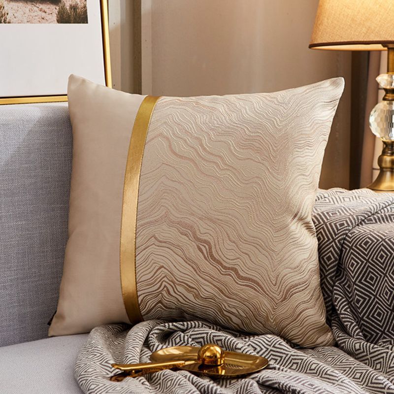 Ember – Luxe Moderne Lichtgewicht Sofa Auto Kussenhoes van Zijde Satijn met Metallic Kleur