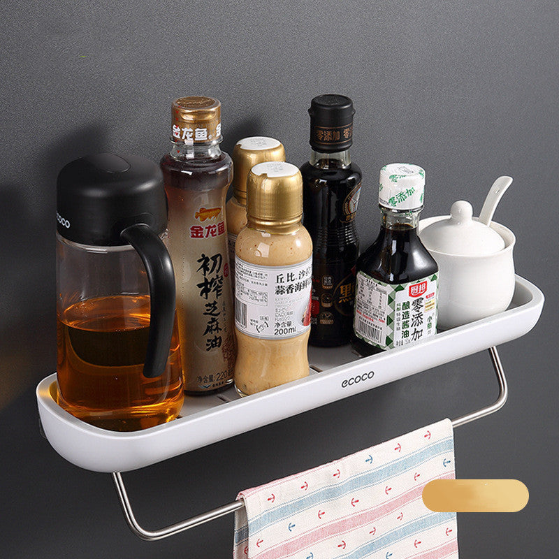 Aurelia – Wandplanken voor Badkamer met Handdoekhouder