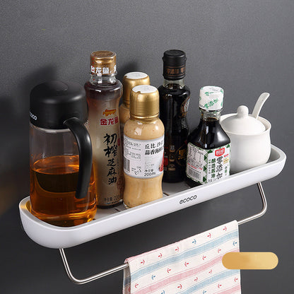 Aurelia – Wandplanken voor Badkamer met Handdoekhouder