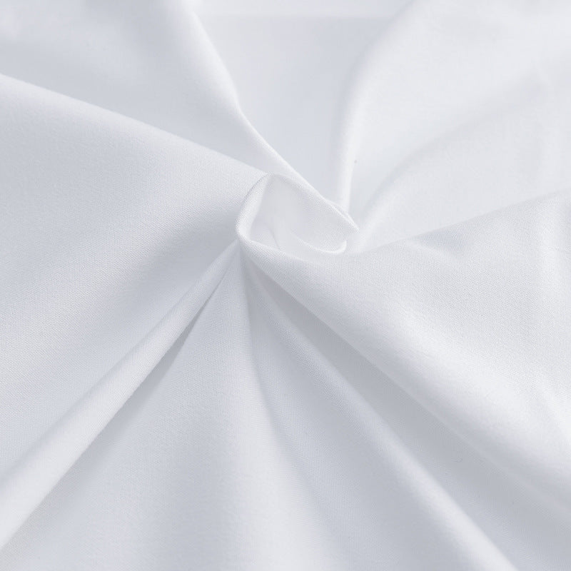 Lysandra – Pure Witte Katoenen Eenpersoons Hoeslaken