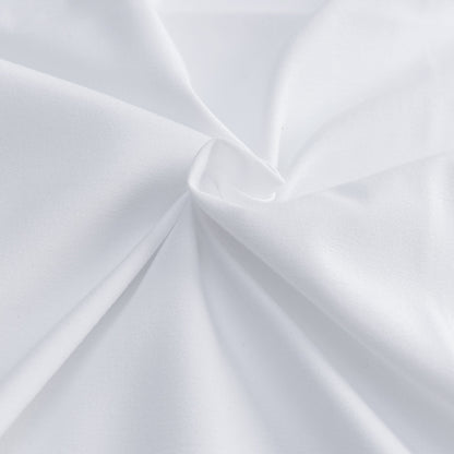 Lysandra – Pure Witte Katoenen Eenpersoons Hoeslaken