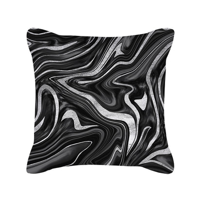 Ophelia – Geometrisch Print Vierkante Kussenhoes van Perzikskin
