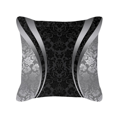 Ophelia – Geometrisch Print Vierkante Kussenhoes van Perzikskin