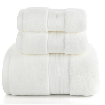 Leontine – Luxe Katoenen Badhanddoek Set van 3 Stuks