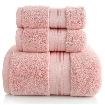Leontine – Luxe Katoenen Badhanddoek Set van 3 Stuks