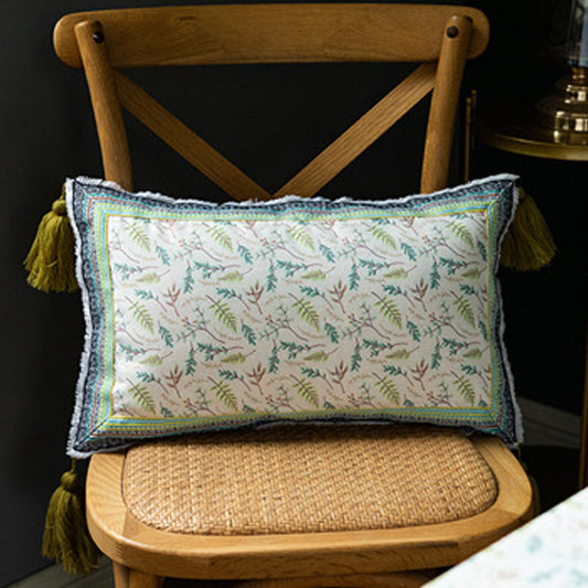 Alaric – Decoratieve Kussen met Festieve Lente-Etnische Stijl en Franje