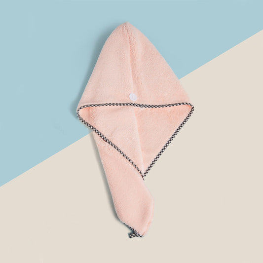 Anneliese – Sneldrogende Microvezel Haarhanddoek met Borduursel