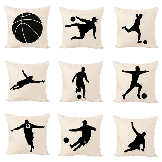 Indigo – Decoratieve Kussenhoes voor Basketbal
